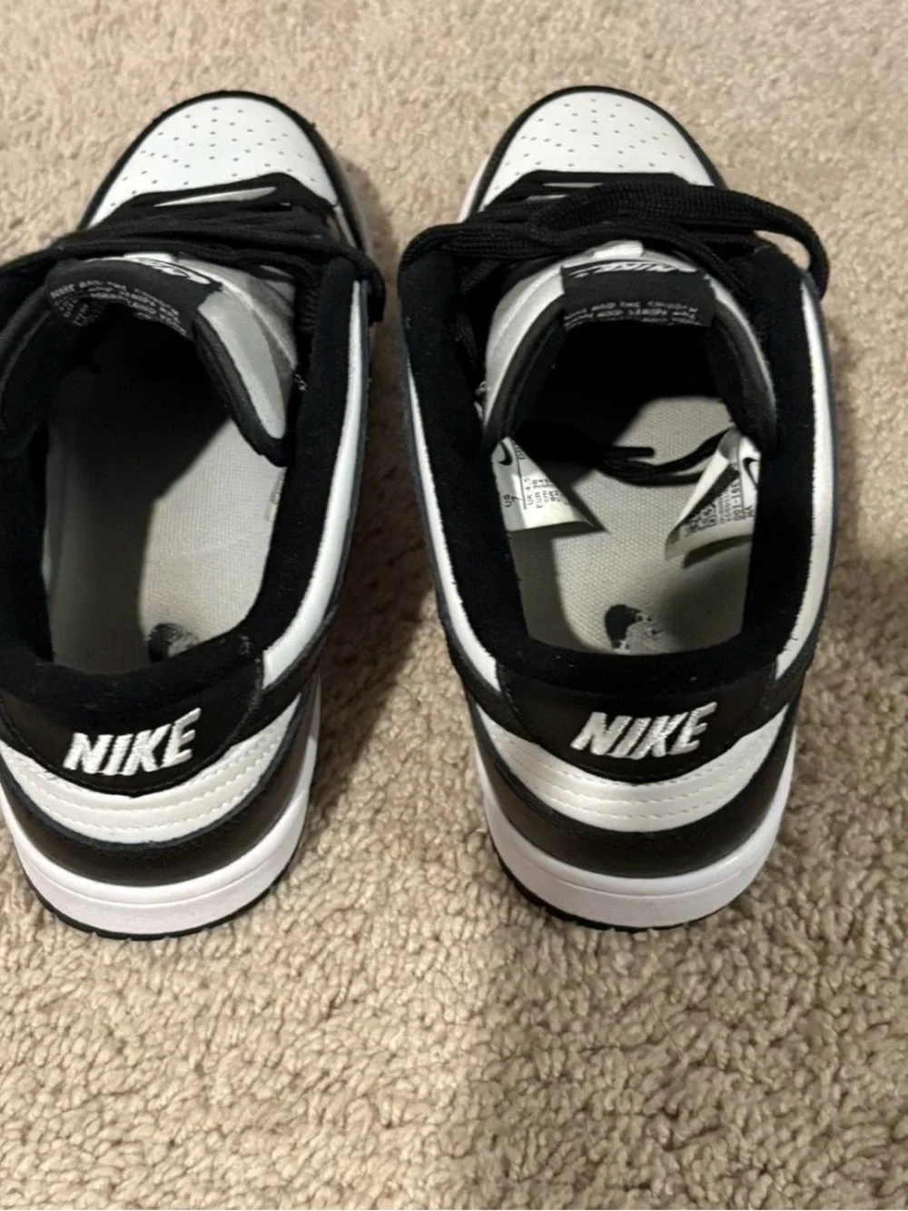 Nike Men’s Low-Top Sneakers - Black and White